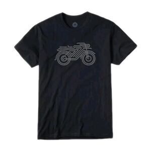 WOHVEN Black Graphic T-Shirt Cotton Blend Short Sleeve December 2020 Men's XXL